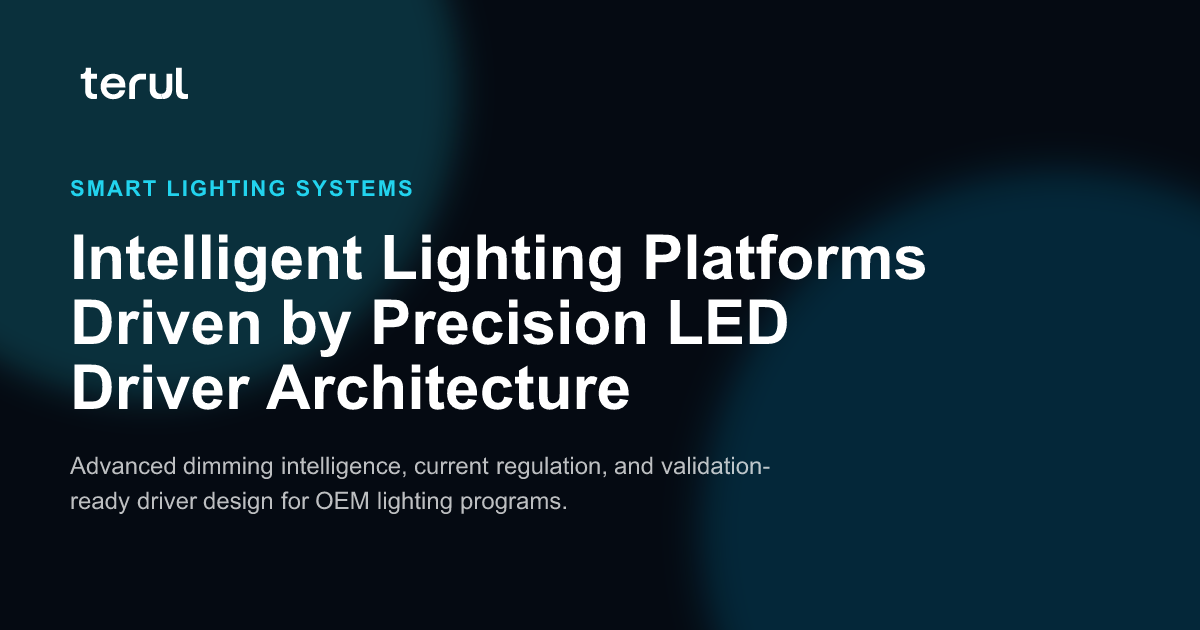 Light Programms Smart Lighting Systems - Terul